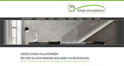 Desktop Screenshot of kliver-immobilien.de